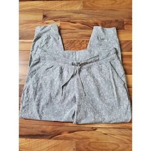 Lululemon Ready to Rulu Jogger Speckle Spritz Jacquard Rhino Grey Silver Size 14